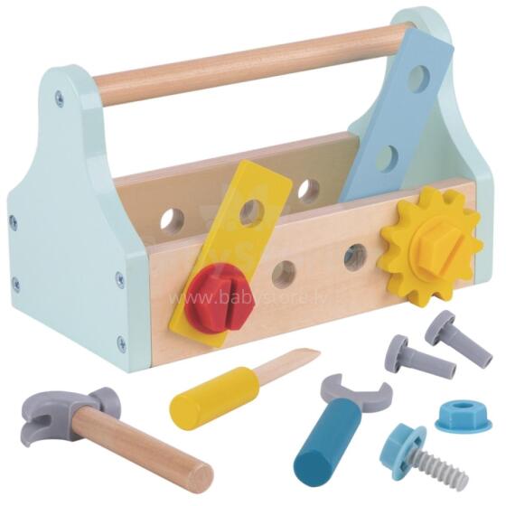 TOOKY TOY Wooden Tool Box Set 18 pcs.
