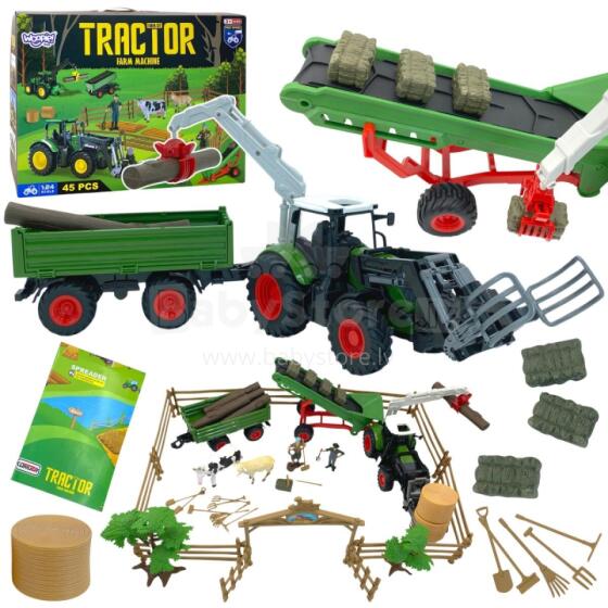 WOOPIE Agricultural Machinery Set Tractor Farm Mini Farm Settlement Farmers
