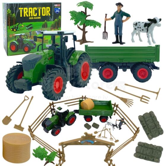 WOOPIE Mini Farm Set Tractor Animals Farm Settlement Farmer Tools