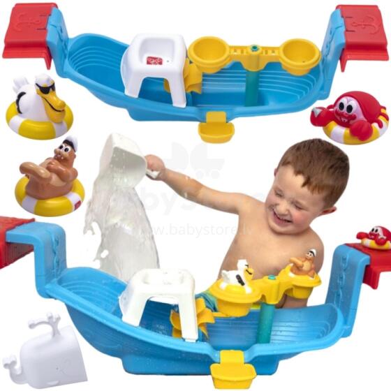 STEP2 Bath Ship Set with Rain Shower + Accessories