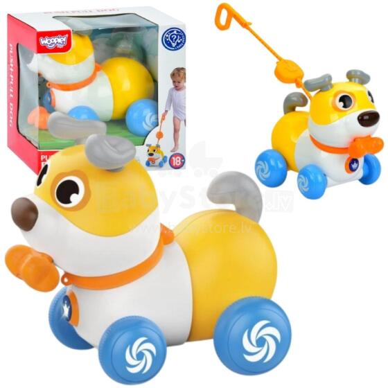 WOOPIE Interactive Dog 2in1 Barking Pusher 360° 6m+