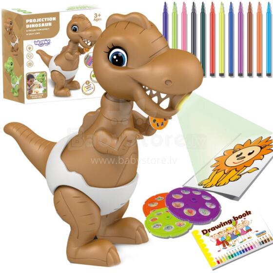 WOOPIE Dinosaur Drawing Projector + Markers