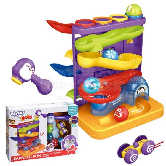 WOOPIE BABY Ball Track Ball Track 3in1 Hammer Drill Slide для машин