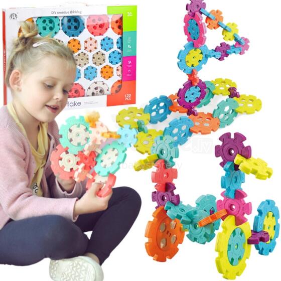 WOOPIE Construction Blocks Waffles Hedgehogs 120 pcs.