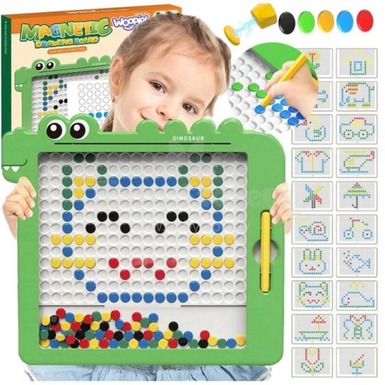 WOOPIE Magnetic Board for Children Montessori MagPad Dinosaur