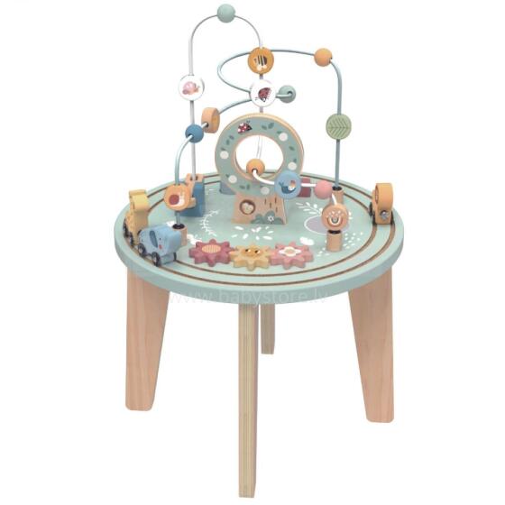TOOKY TOY Wooden Montessori Activity Table Motor Loop
