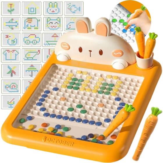 WOOPIE Magnetic Montessori Board MagPad For Drawing Rabbit Carrot
