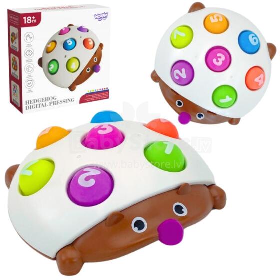 Игрушки-фиджет WOOPIE Pop-it Hedgehog Numbers