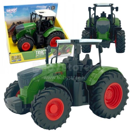 WOOPIE Tractor Tractor Rubber Wheels Green