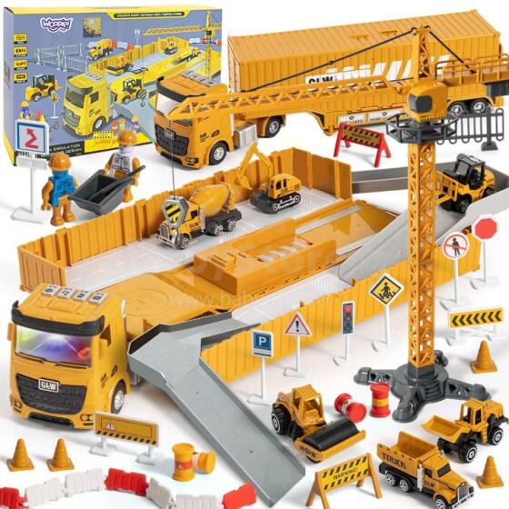 WOOPIE Truck 6in1 Construction Set Crane Springs Accessories