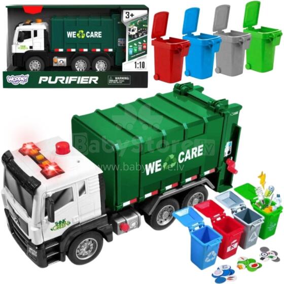 WOOPIE Garbage Truck Garbage Segregation - scale 1:10