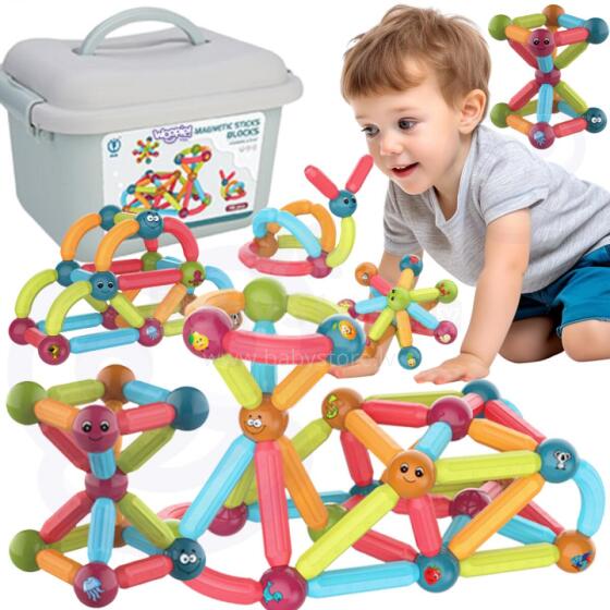 WOOPIE Magnetic Building Blocks Educational 76 pcs.