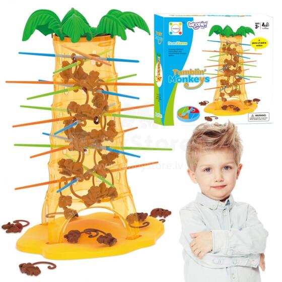 Woopie Falling Monkeys Art.248574 Monkeys Arcade Game 3+