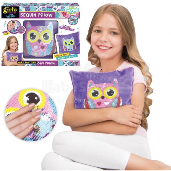 WOOPIE ART&amp;FUN Creative Set Pillow for Decorating Owl