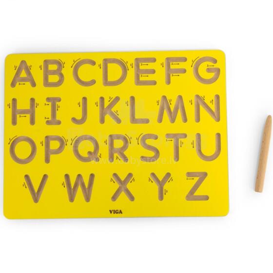 VIGA Graphomotor Board Big Letters Learning to Write