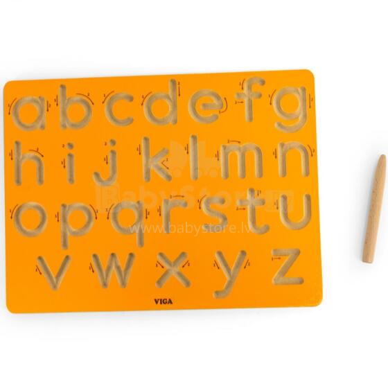 VIGA Graphomotor Board Small Letters Learning to Write