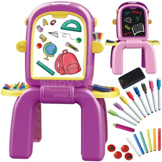 WOOPIE 2in1 divpusējs krāsošanas tāfele