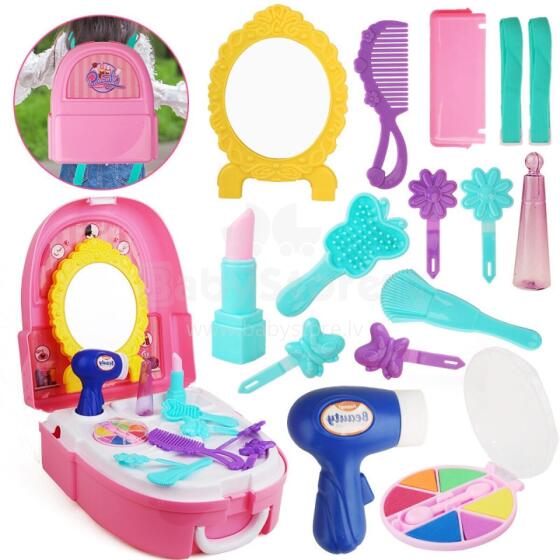 WOOPIE Little Princess Set in Backpack Dressing Table 19 pcs.