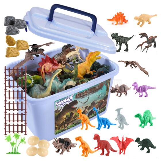 WOOPIE Set of Dinosaurs Figures 40 pcs.