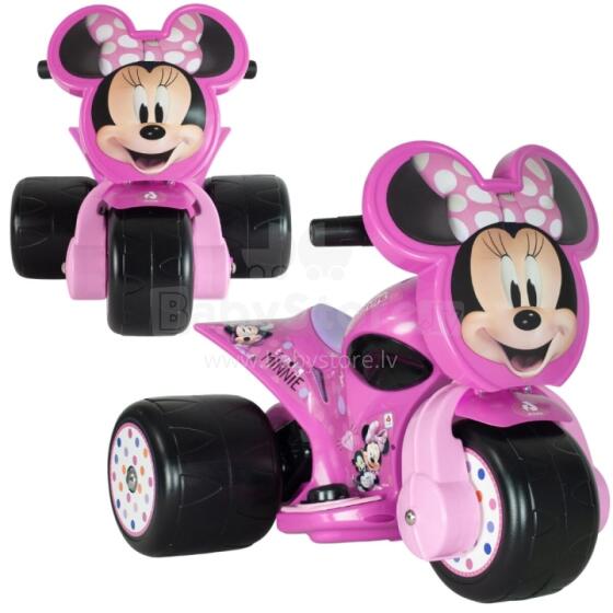 INJUSA Minnie Mouse Samurai trīsritenis 6V bērniem