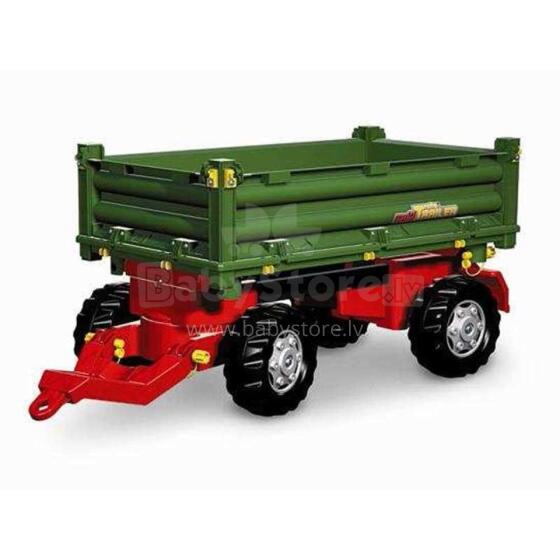Rolly Toys rollyTrailer Rolly Multi piekabe, divasu, zaļa