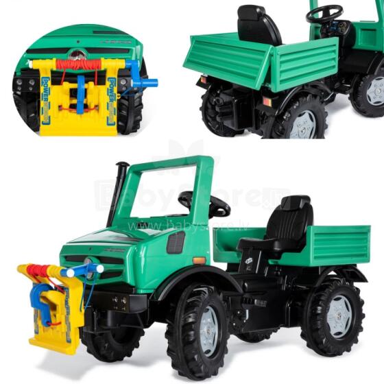 Rolly Toys RollyUnimog Forst Mercedes-Benz vinča - kravas automašīnas pedāļu automašīna