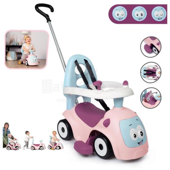 SMOBY Ride-on Maestro 3in1 Rozā