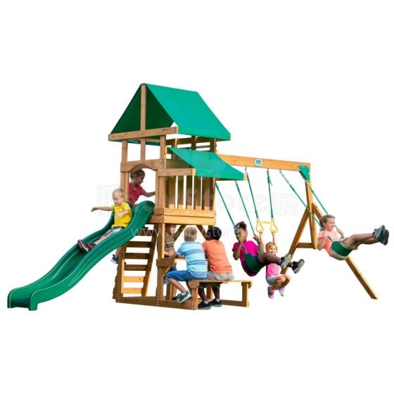 BACKYARD DISCOVERY Belmont Wooden Playground 6in1