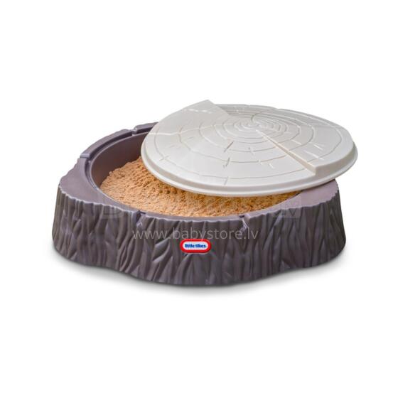 Little Tikes Large Sandbox Tree Trunk Pool with Cover