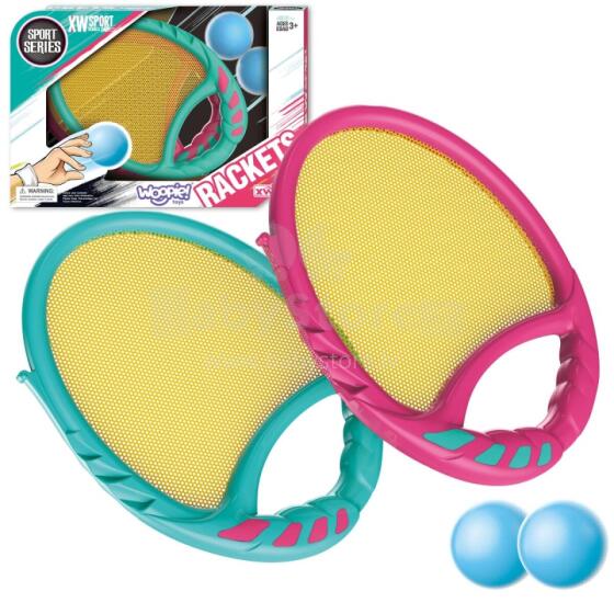 WOOPIE Arcade Game CATCH BALL 2 Paddles + 2 Balls