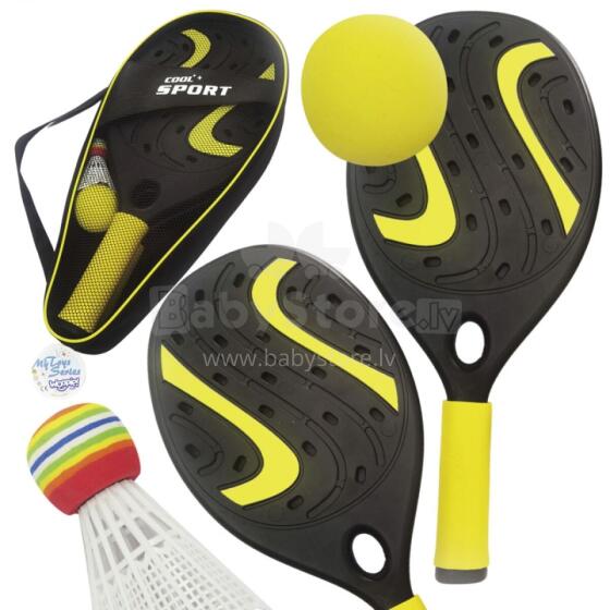 WOOPIE Rocket with Foam Ball and Shuttlecock - Beach and Garden Set