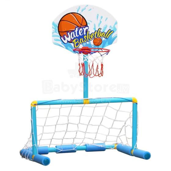 WOOPIE Water Basketball Set 2in1 Soccer Goal + Balls + Pump