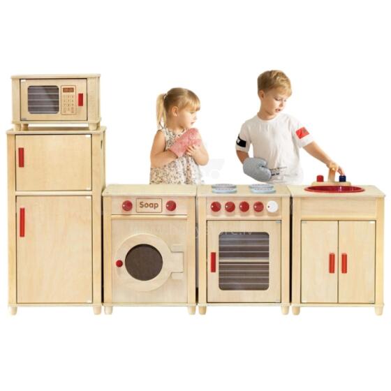 VIGA Wooden Huge Kitchen Set Natural FSC Certified