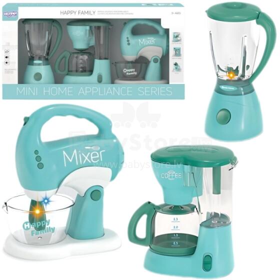 WOOPIE 3in1 Children's Household Appliances Set Mixer Blender Kitchen Robot