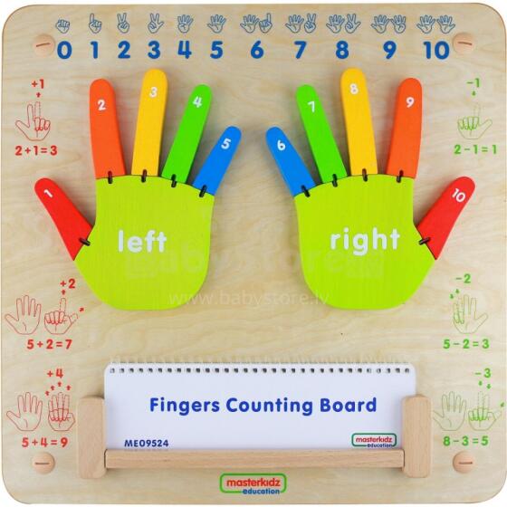 MASTERKIDZ Learning to Count Wall Sensory Board Flex Montessori
