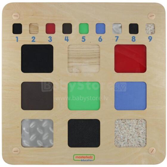 MASTERKIDZ Educational Board Recognition of Materials Textures Sense of Touch