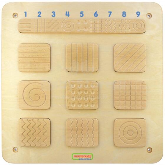 MASTERKIDZ Sensory Wall Board Surface Texture Recognition