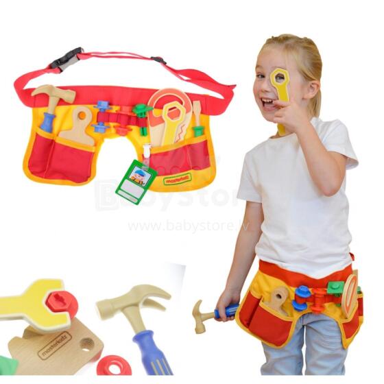 MASTERKIDZ Carpenter's Tool Belt 12 Pieces