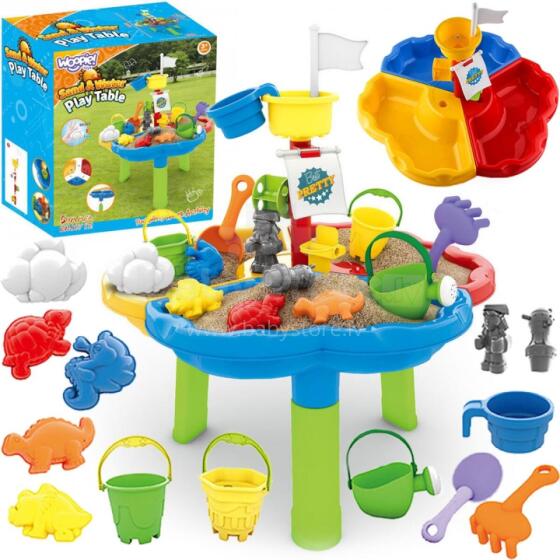 WOOPIE Water Table Sandbox 3in1 Pirate Ship 13 pcs.