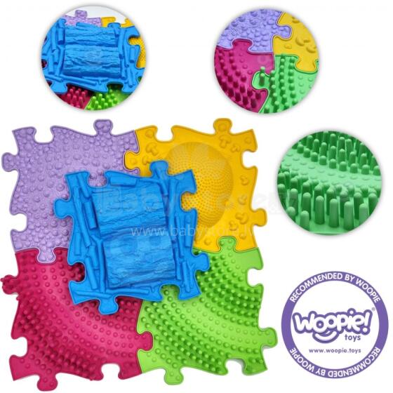 WOOPIE Sensory Mat Orthopedic Puzzle 5 pcs.