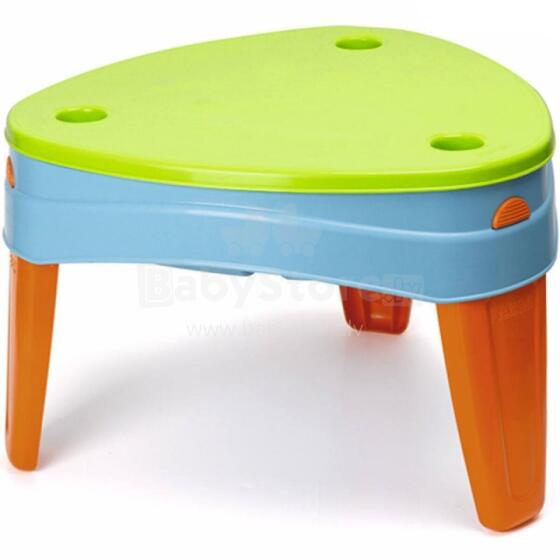 FEBER Water Table with Cover 4in1 Sandbox Desk Picnic Table Ships Boat Mold 5 Accs.