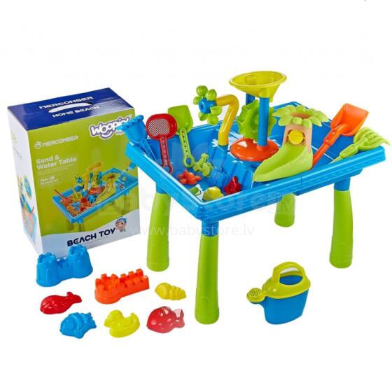 WOOPIE Water Table 2in1 Palm Sandbox 18 pcs.