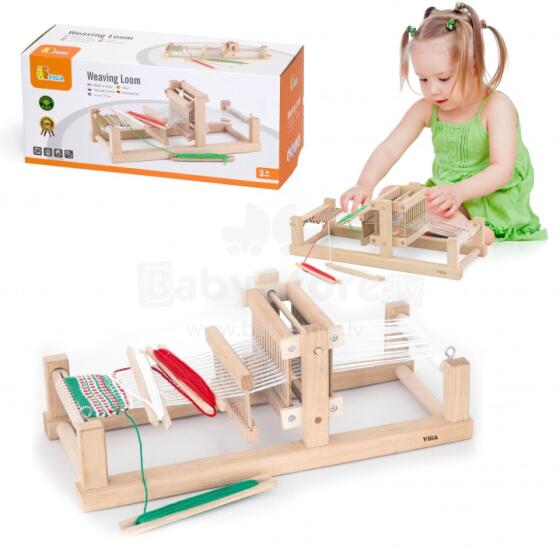VIGA Weaving Loom Wooden Weaving Workshop FSC Certificate