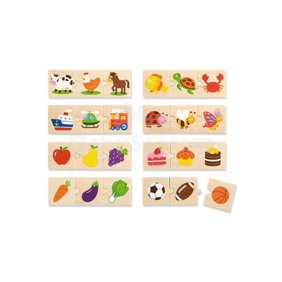 Wooden Logic Puzzle Viga Toys 24 Pieces