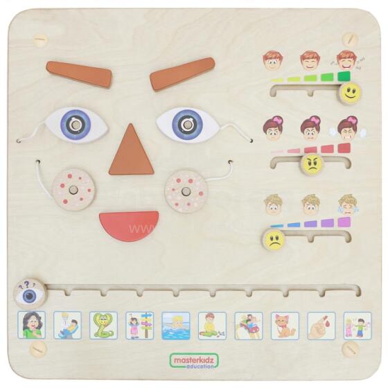 MASTERKIDZ Educational Board How Do You Feel? Montessori Emotional Learning