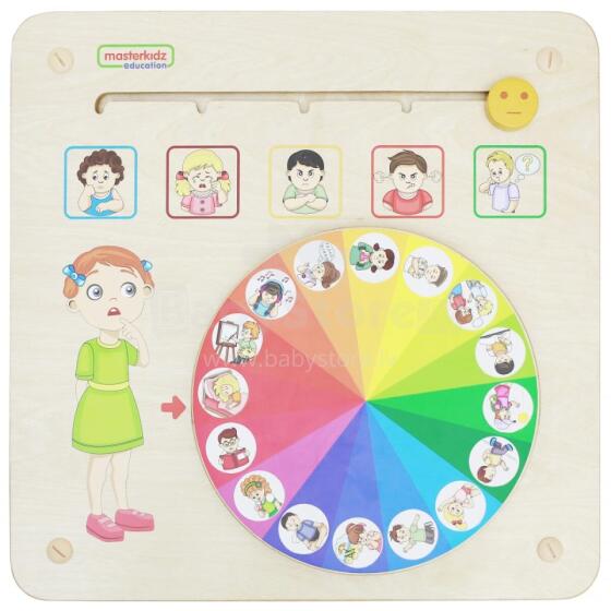 MASTERKIDZ Educational Board Learning Emotions Managing Emotions Montessori