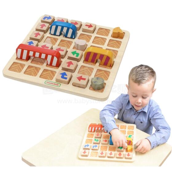 MASTERKIDZ Early Learning Programming Puzzle Game Find the Path to the Cheese!