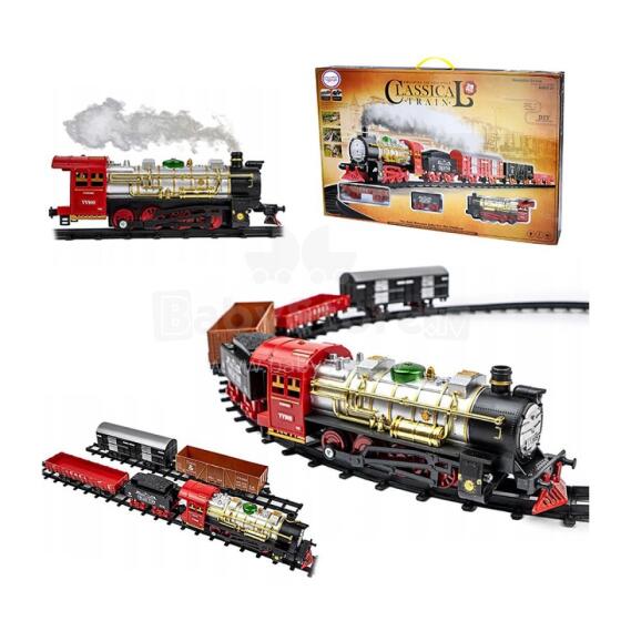 WOOPIE Classic Electric Train Railway Track Sound Light + 29 Acc.