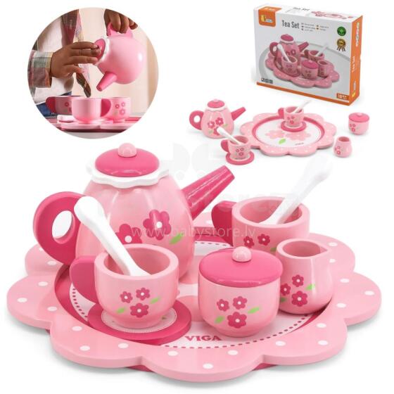 VIGA Tea and Coffee Set on Tray 12 pcs.
