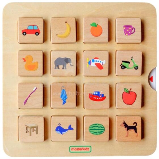 MASTERKIDZ Match Shadows Game Pairing Object Recognition Montessori